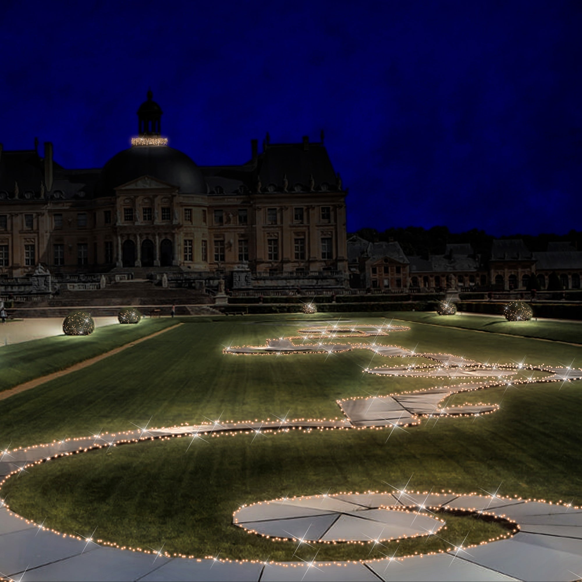 Guirlande effet flamme L20m - 24V